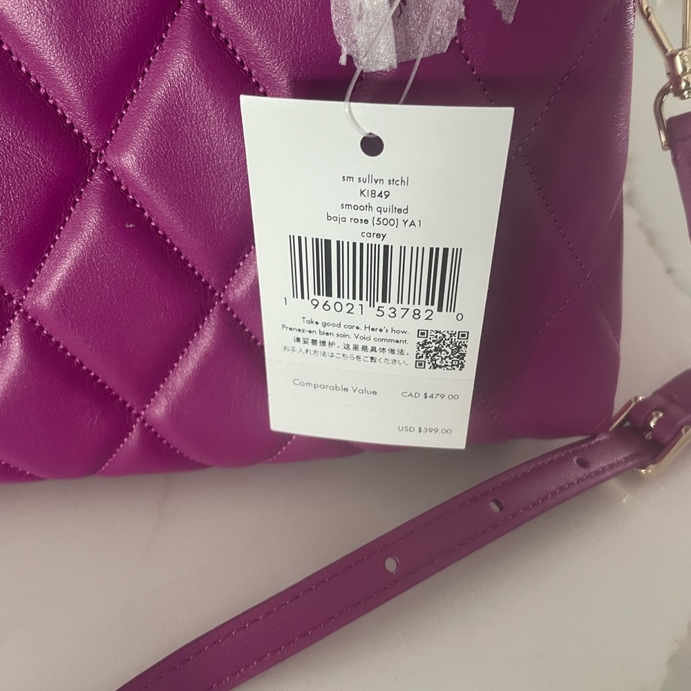 Kate Spade Carey small quilted Sullivan Satchel - Picture 5 of 6